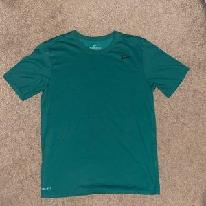 Green Nike Dri fit shirt